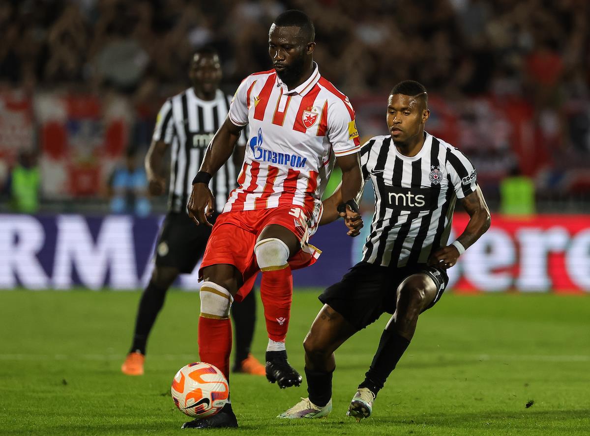 Patrik Andrade u dresu Partizana