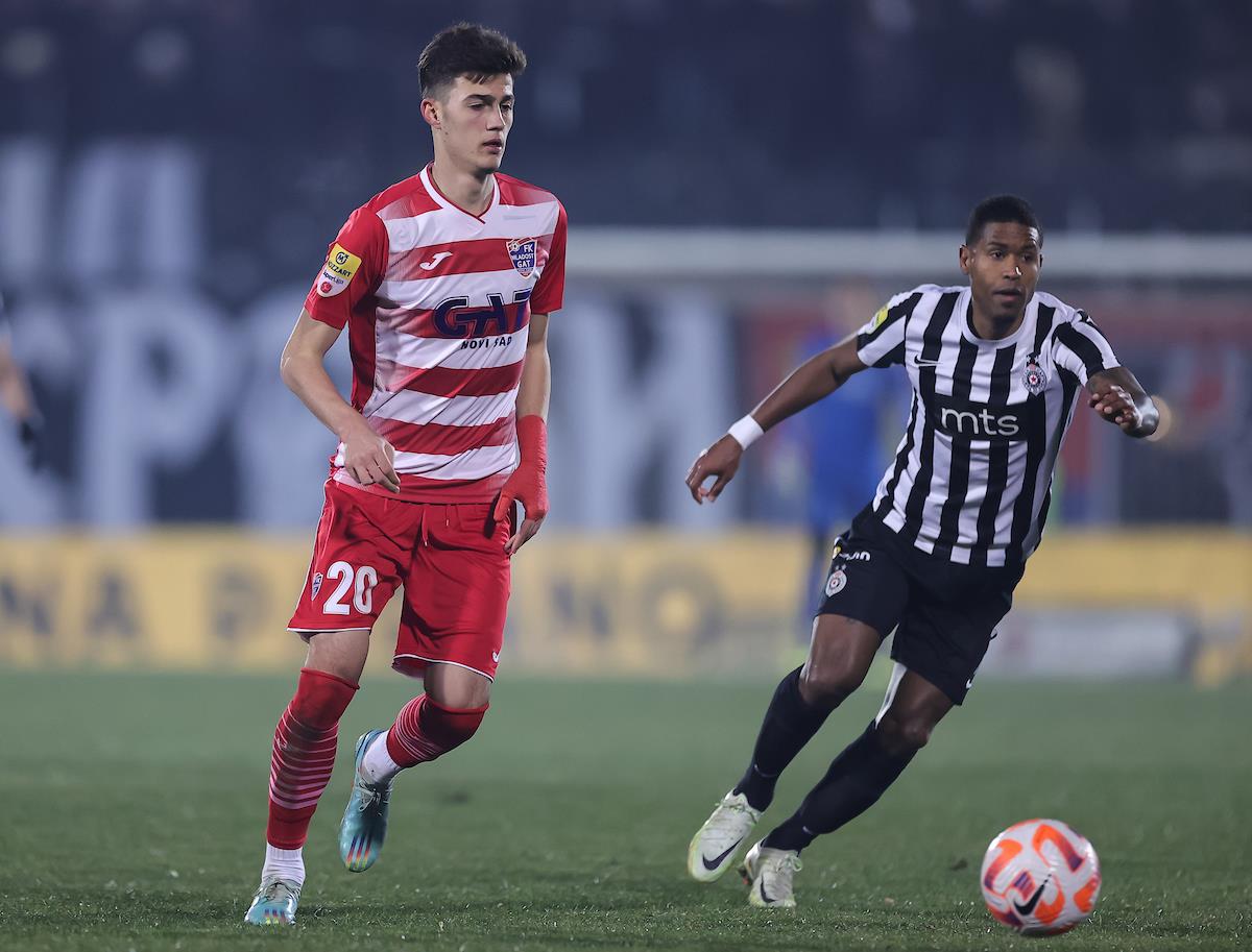 Patrik Andrade u dresu Partizana