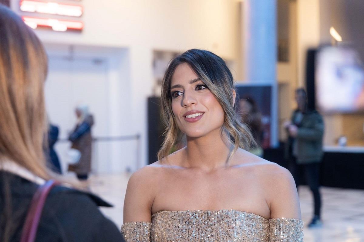 Miona Marković na beogradskoj premijeri filma Sedef magla