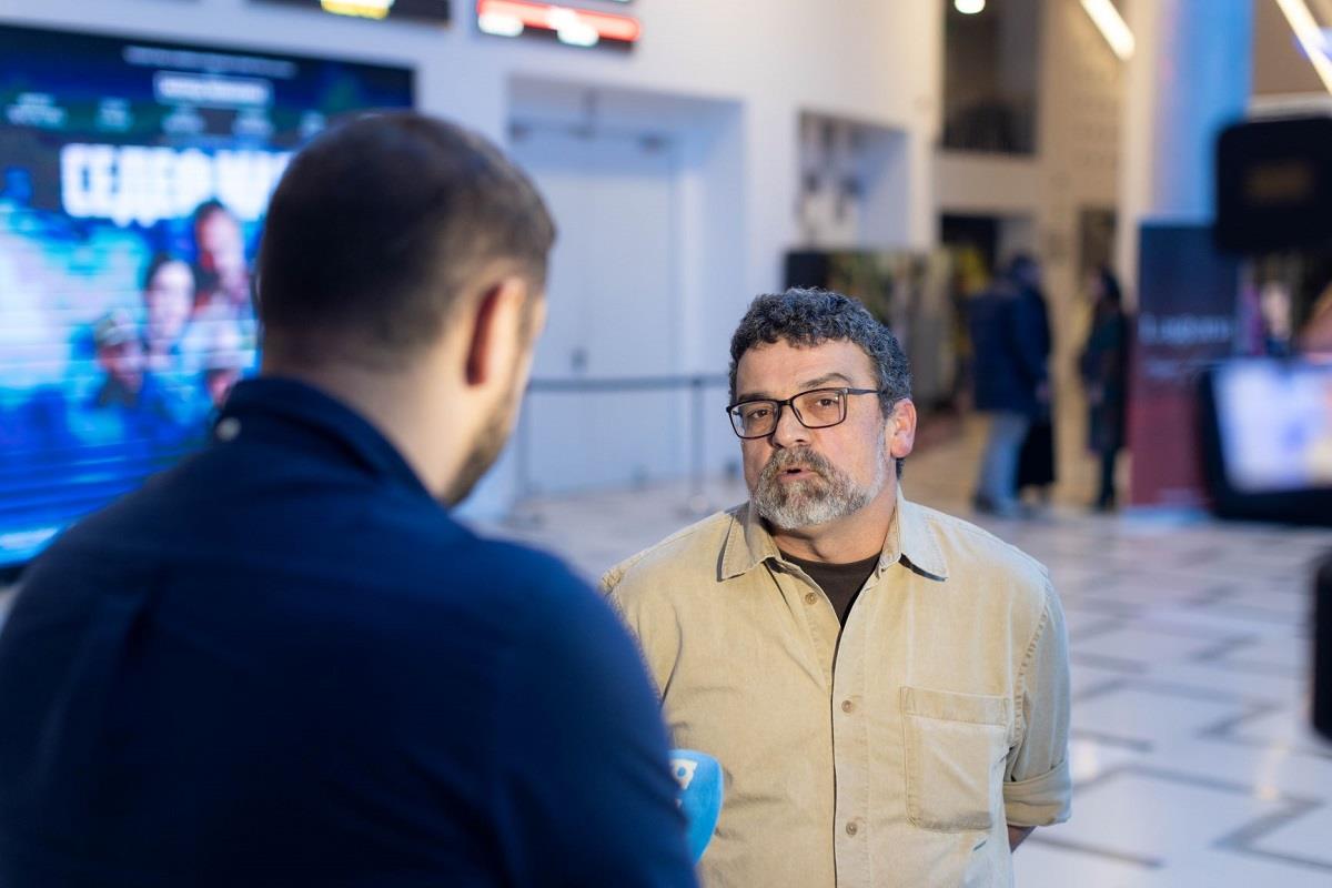 Dragoljub Stojanović na beogradskoj premijeri filma Sedef magla