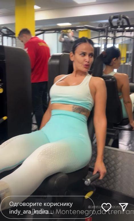 Indi Arafinović posle treninga pije kozju surutku