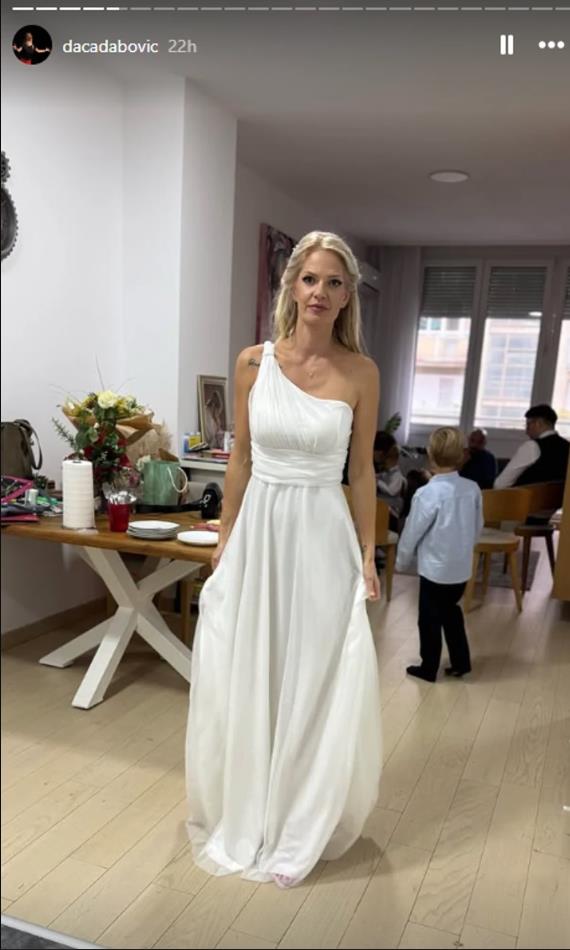 Dragana Dabović u venčanici