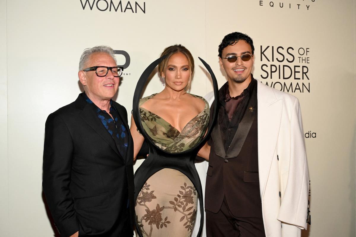 Dženifer Lopez na promociji predstave Kiss of the Spider Woman