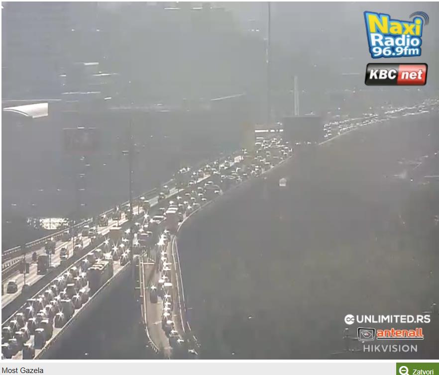 Saobraćaj u Beogradu 8. oktobar