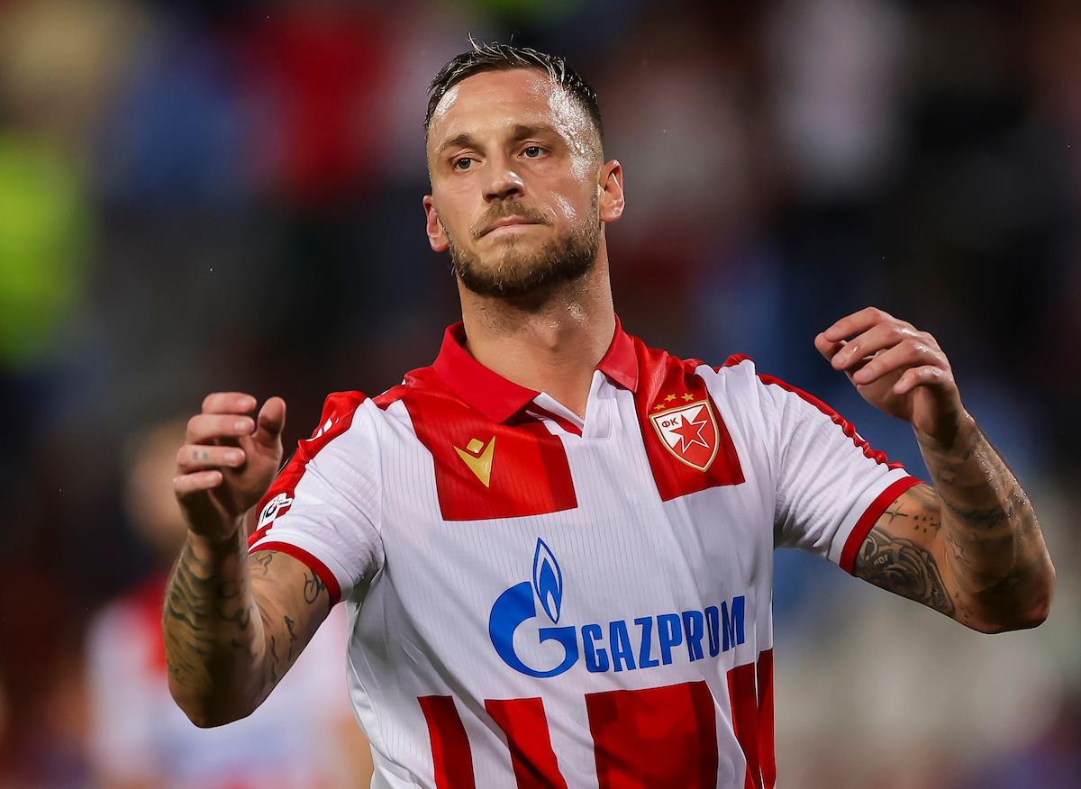 Marko Arnautović na utakmici protiv Seltika