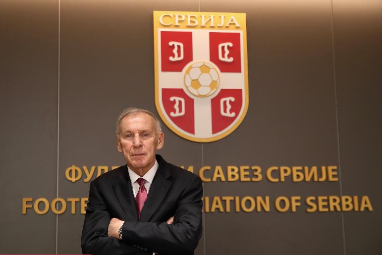 Dragan Džajić kao predsednik FSS