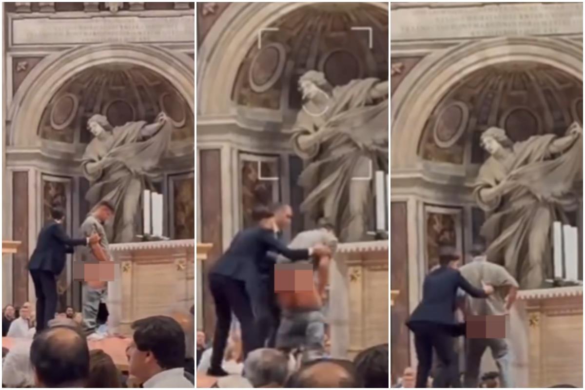 Muškarac urinirao u Bazilici svetog Petra