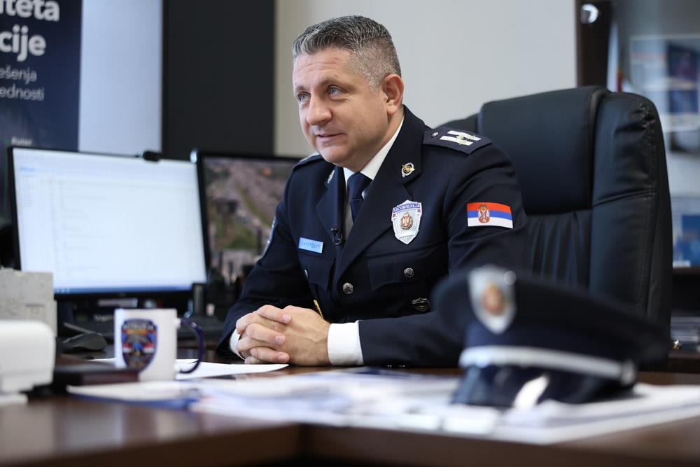 Slaviša Lakićević, načelnik Uprave saobraćajne policije