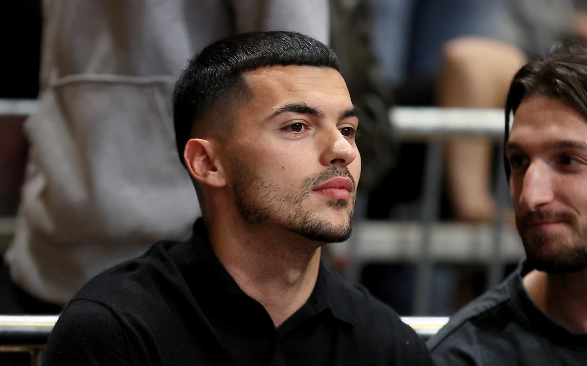 Nemanja Radonjić na utakmici KKCZ