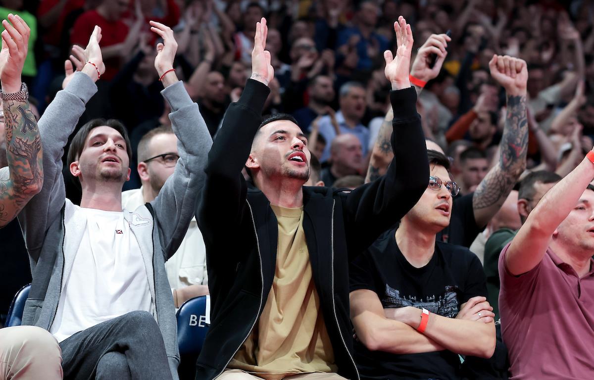 Nemanja Radonjić na utakmici KKCZ