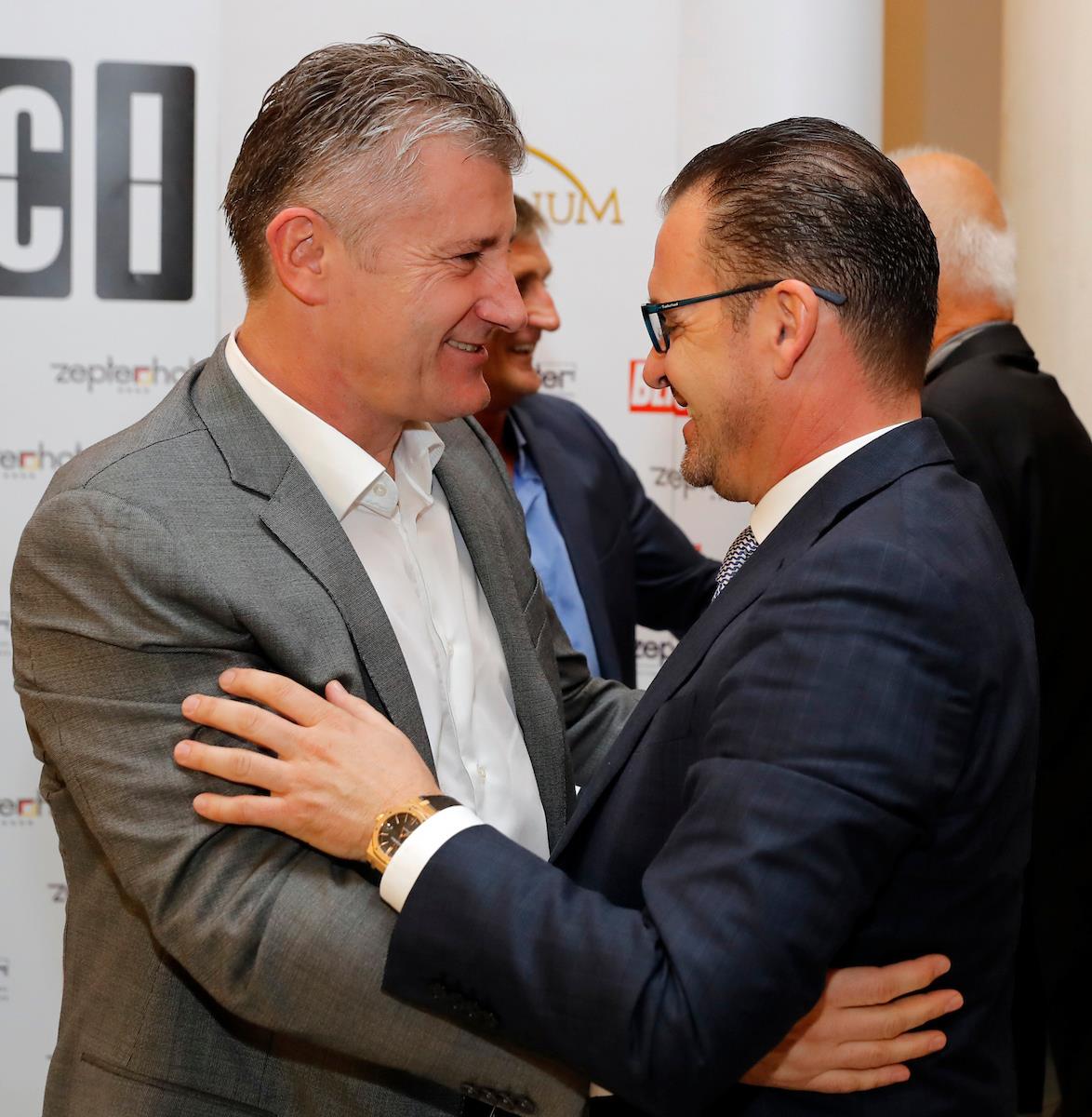 Davor Šuker i Predrag Mijatović na susretu u Beogradu