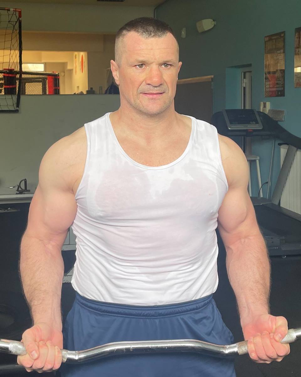 Mirko Filipović u teretani