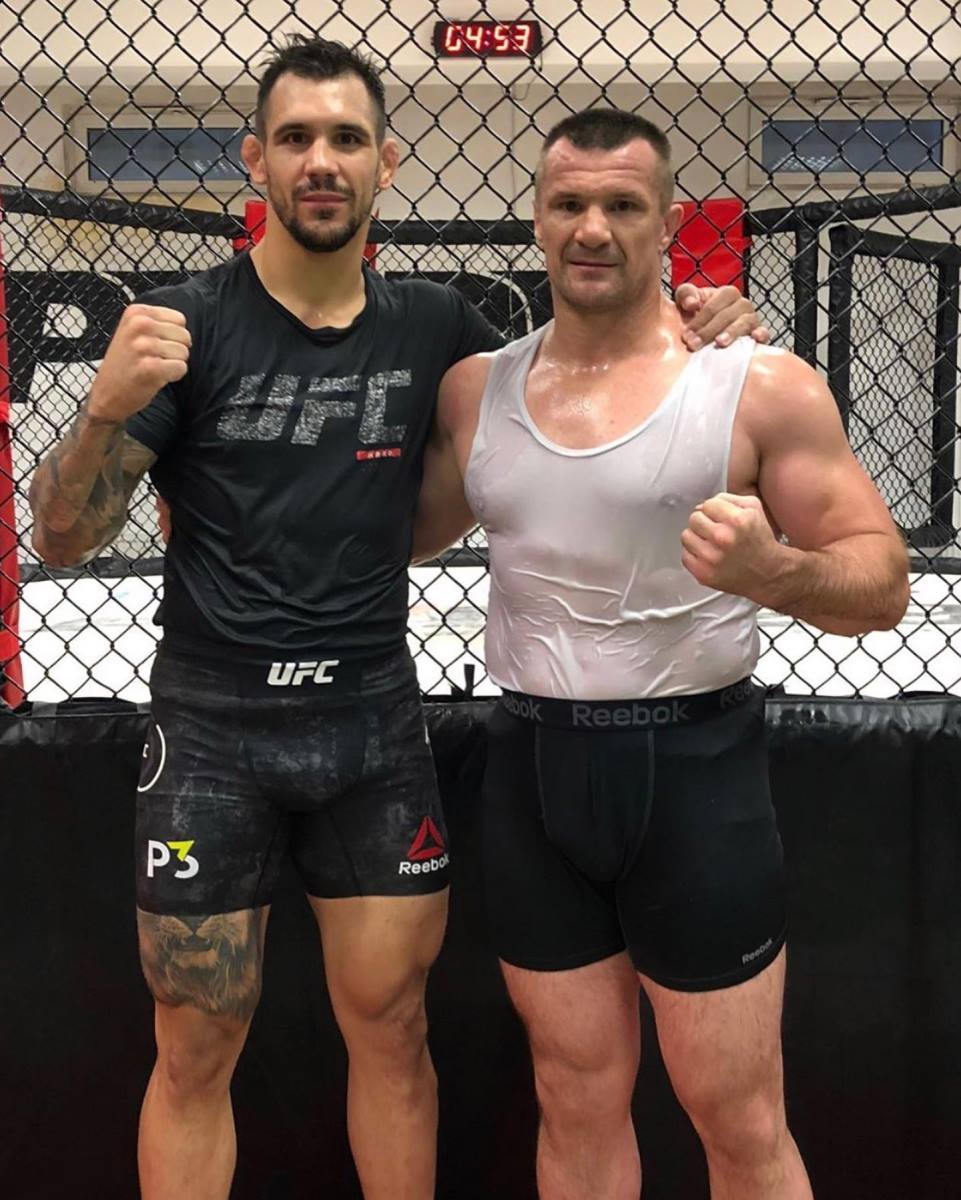 Mirko Filipović sa Aleksandrom Rakićem