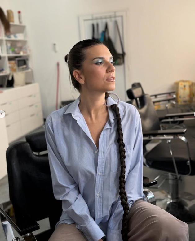 Anica Lazić za snimanje serije Krunska 11 nadogradila kosu