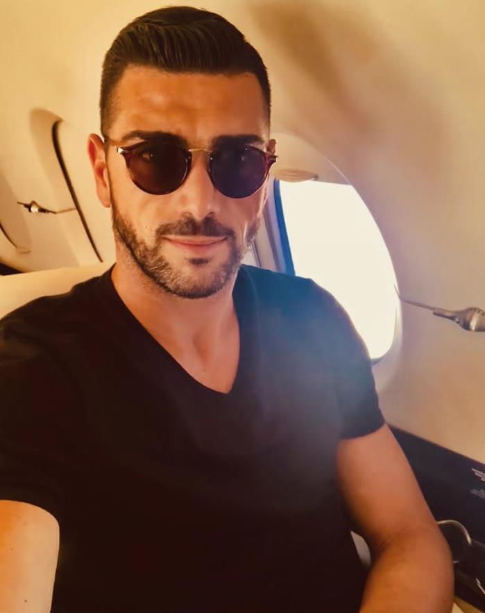 Gracijano Pele u avionu