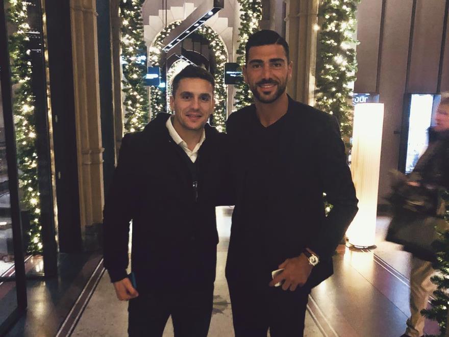 Gracijano Pele sa Dušanom Tadićem