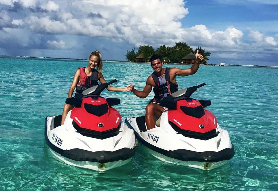 Gracijano Pele i Viktorija Varga na letovanju