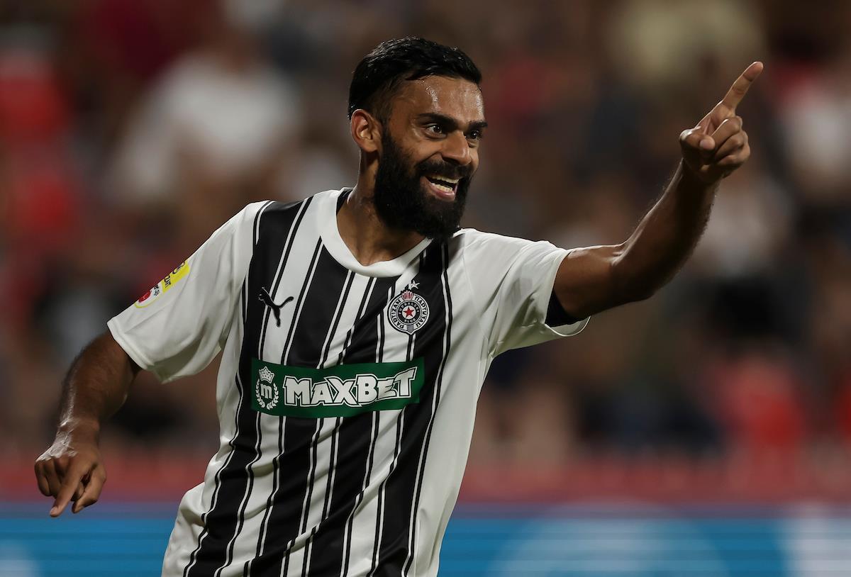 Gajas Zahid slavi gol u dresu FK Partizan