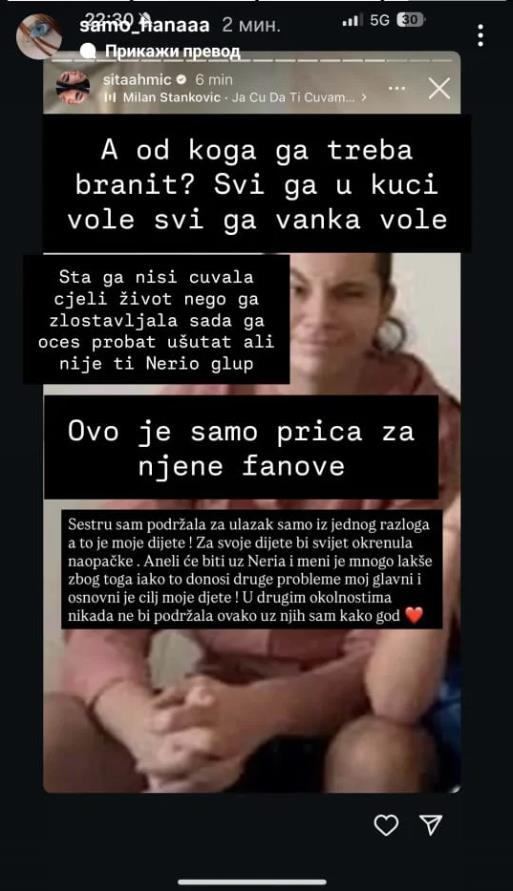 ŠTO GA NISI ČUVALA CEO ŽIVOT? Hana zapenila zbog Sitinih reči: Uputila joj brutalnu poruku!