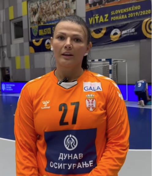 Gordana Petković golman srpske rukometne reprezentacije