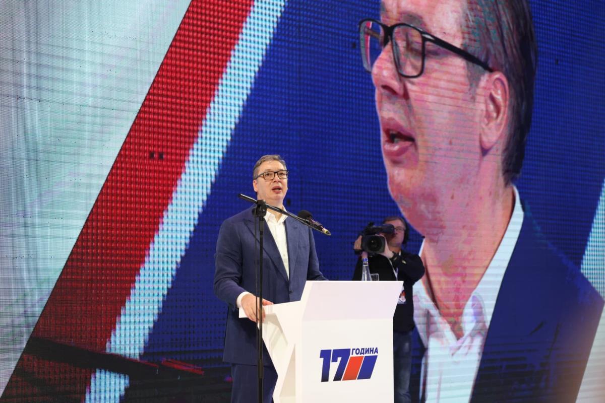 Zrenjanin 17 godina SNS-a Srpska napredna stranka Aleksandar Vučić