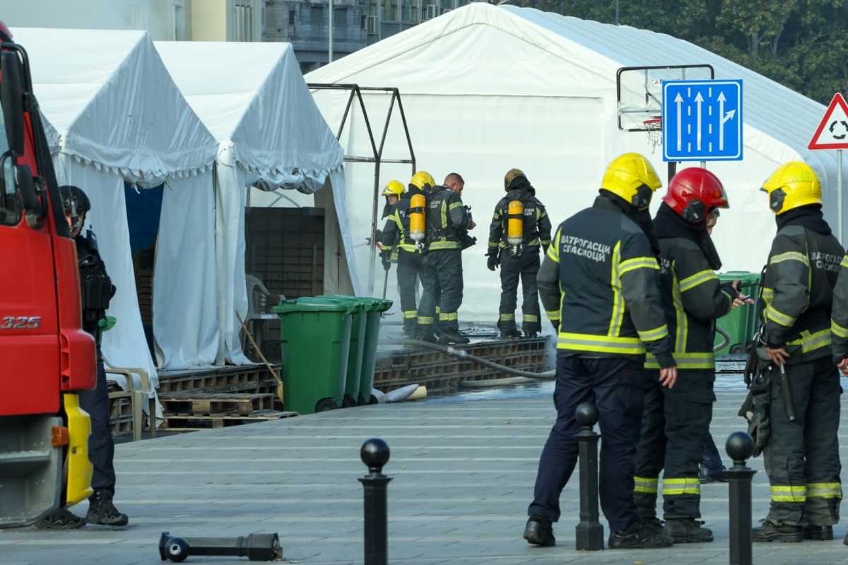 požar šator skupština Srbije