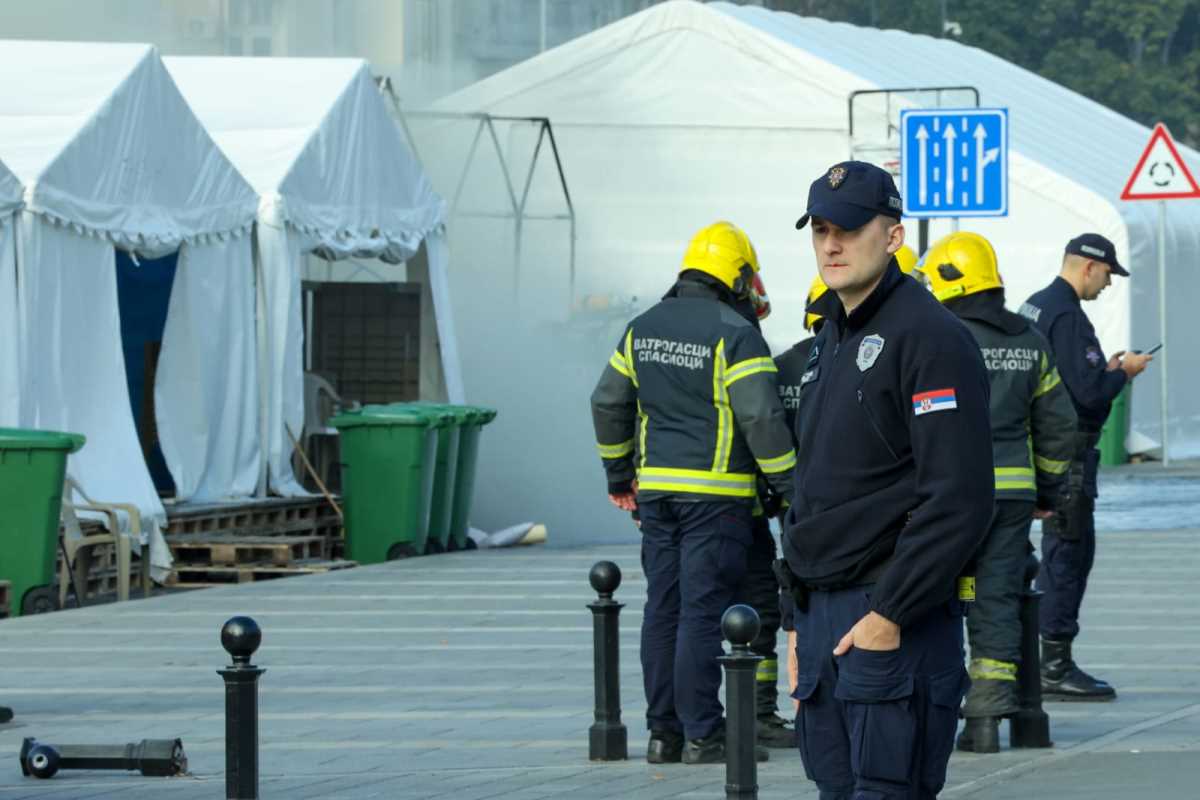 požar šator skupština Srbije