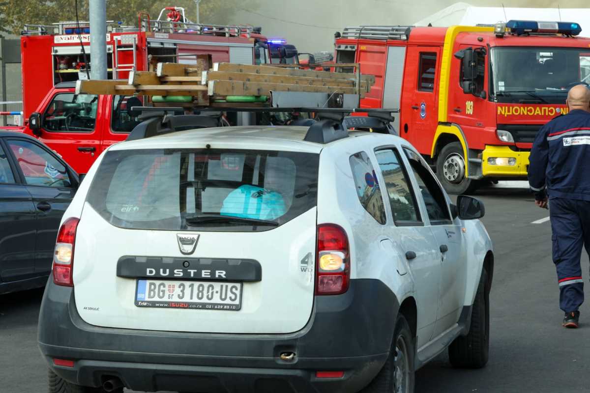 požar šator skupština Srbije