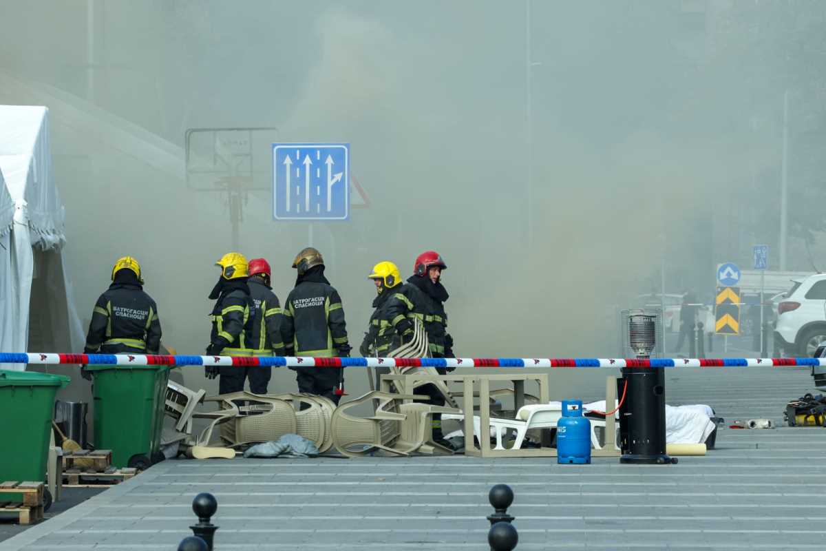 požar šator skupština Srbije