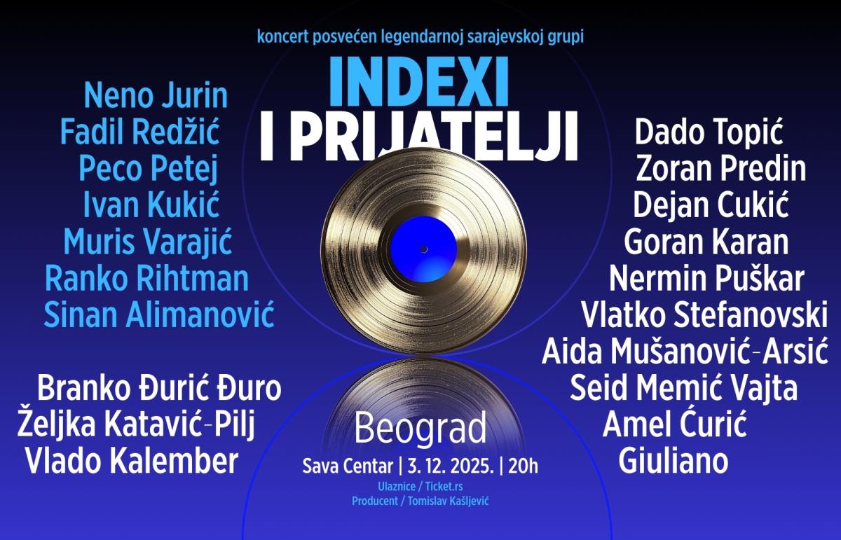 Koncert Indexi i prijatelji