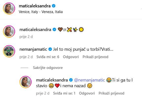 Nemanja i Aleksandra Matić