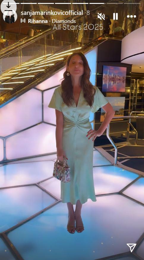 Sanja Marinković uživa na kruzeru