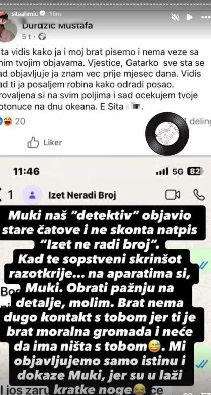 SITA AHMIĆ SE OGLASILA PRED ULAZAK U ELITU Anelina sestra iz besne mašine poručuje: Nnaoštrila se protiv sina i bivšeg zeta, pa ismeva Asminovog oca