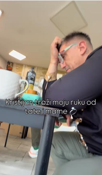 KRISTIJAN TRAŽI KRISTININU RUKU NJENIM RODITELJIMA Ona snima, majka ga spustila za sva vremena, a ovo je reakcija oca: Stariji sam od ćaleta!