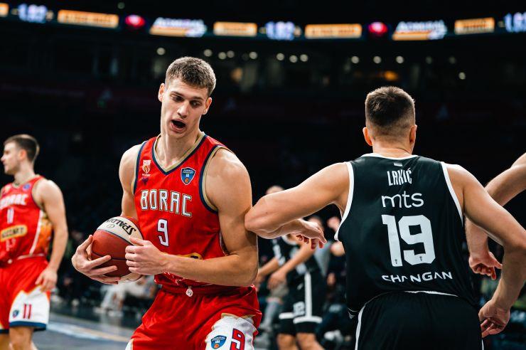 KK Partizan, Borac, ABA liga