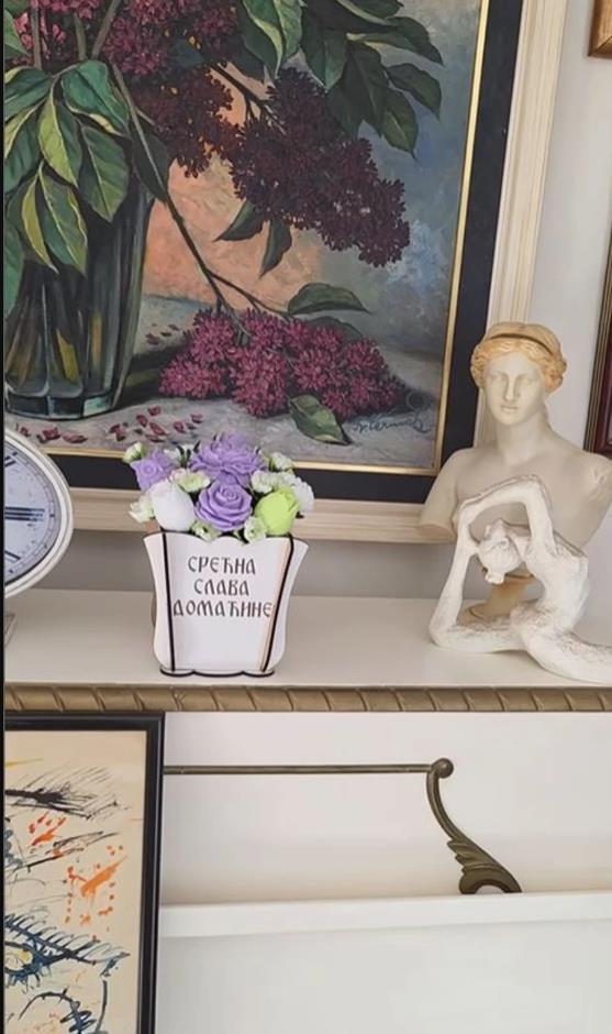 Lidija Vukićević slavi krsnu slavu Svetu Petku