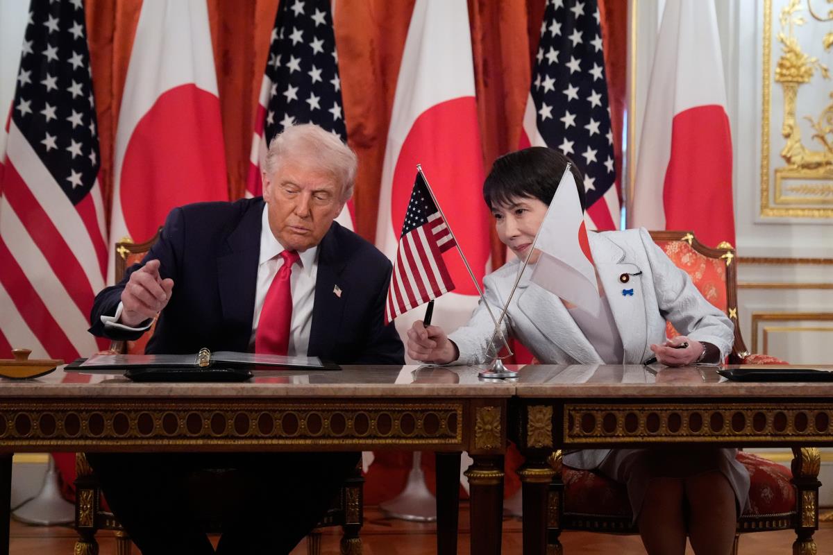 Donald Tramp Japan
