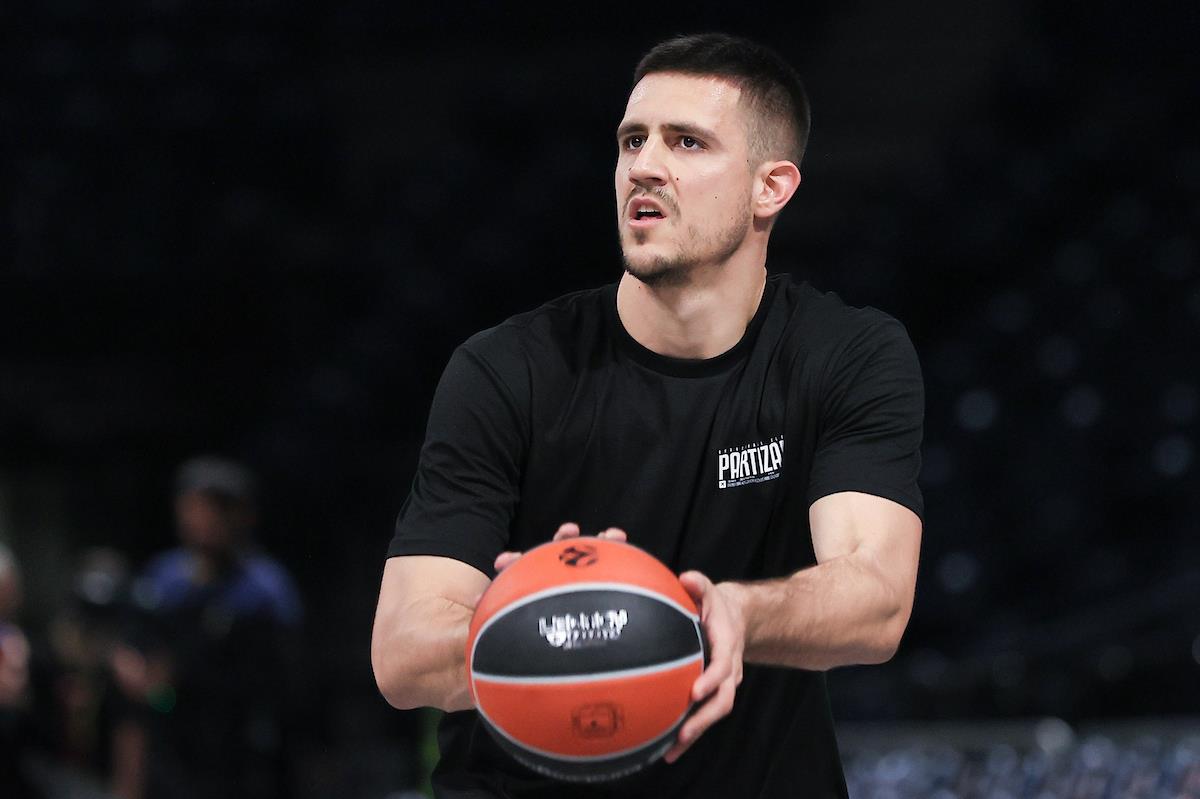 Vanja Marinković na zagrevanju