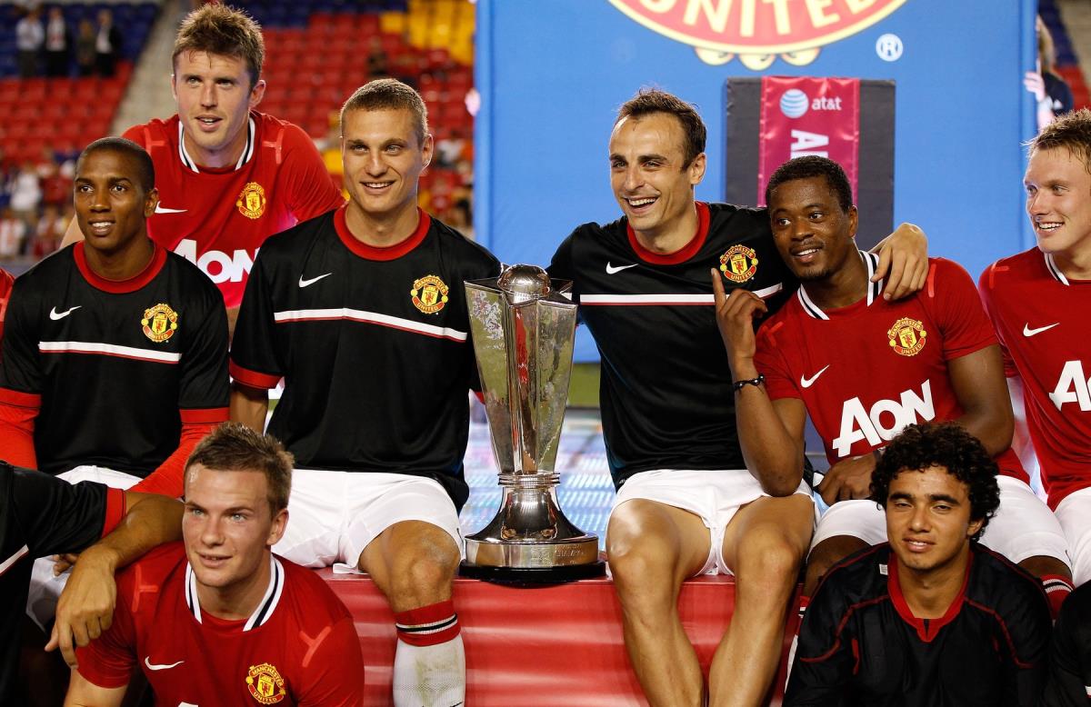 Dimitar Berbatov i Nemanja Vidić