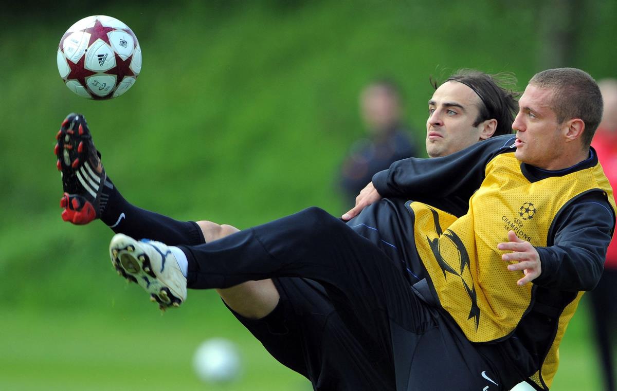 Dimitar Berbatov i Nemanja Vidić