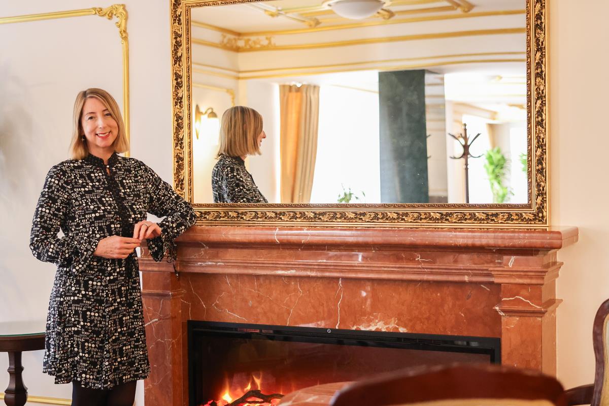 Spisateljica Dženi Kolgan u hotelu Moskva Beogradu