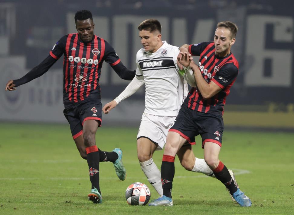 Vanja Dragojević na utakmici protiv Mačve u Šapcu