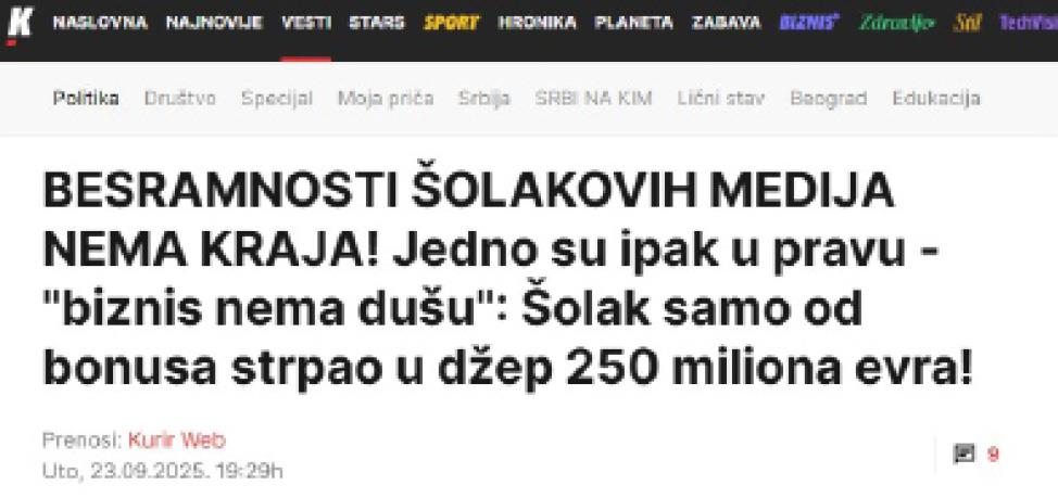 Dragan Solak ,istina ne bira stranu