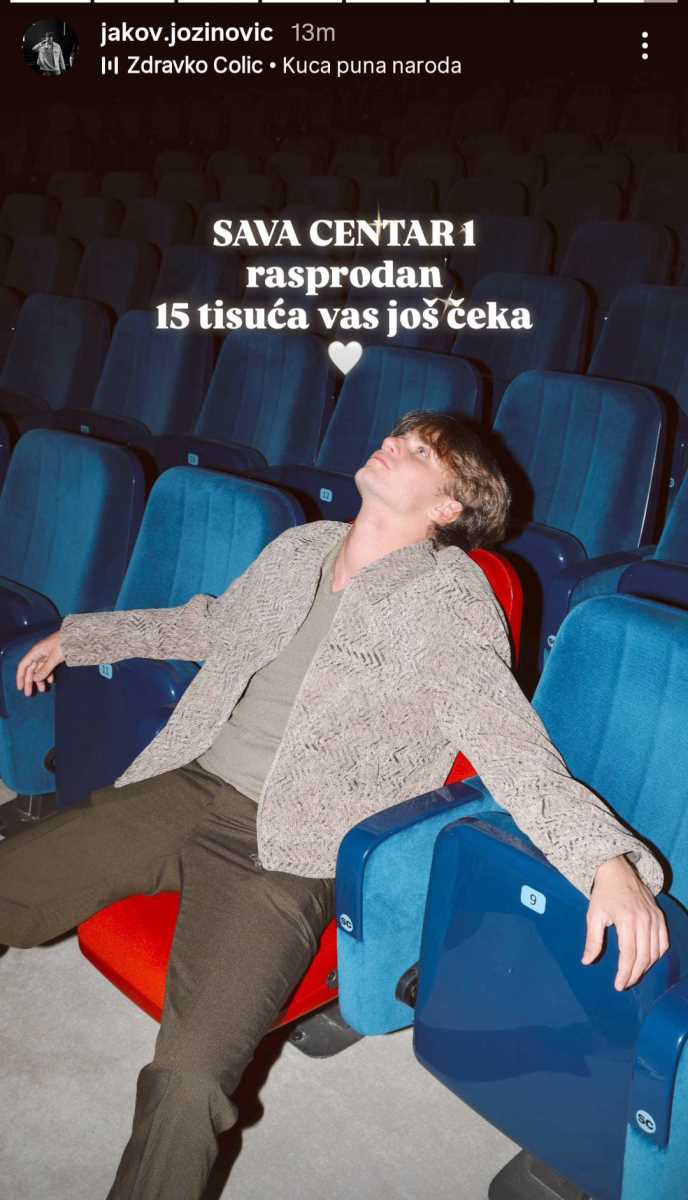 Jakov Jozinović koncert u Sava Centru