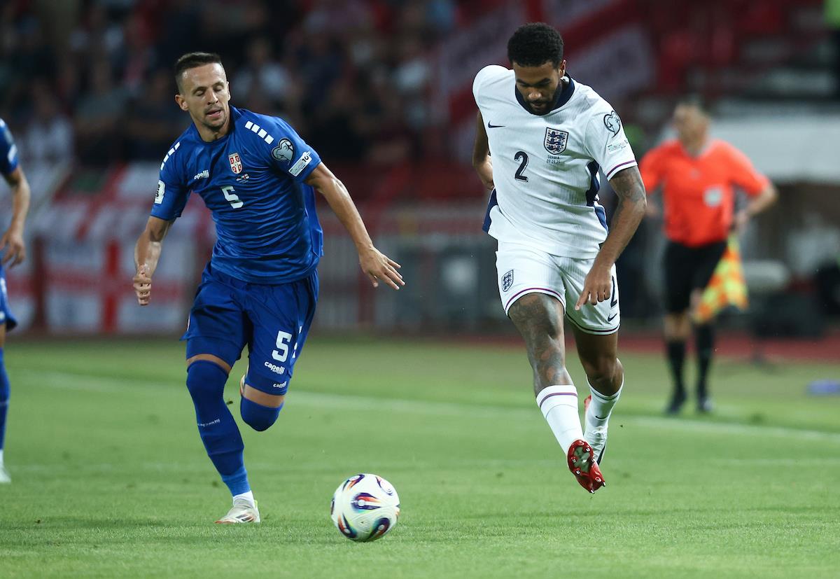 Nemanja Maksimović na meču protiv Engleske