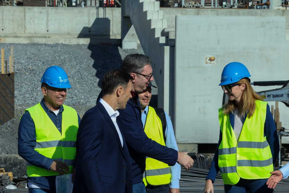 Aleksandar Vučić radovi Nacionalni stadion