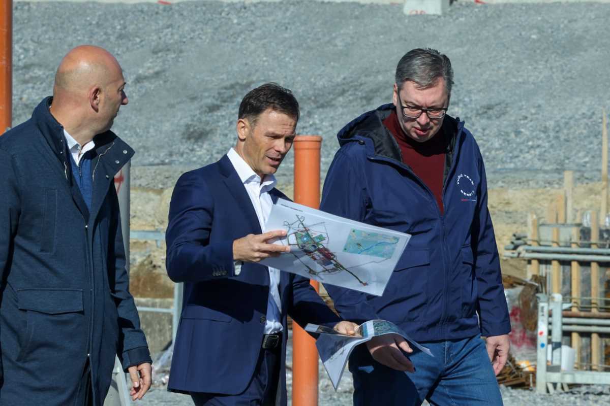 Aleksandar Vučić radovi Nacionalni stadion