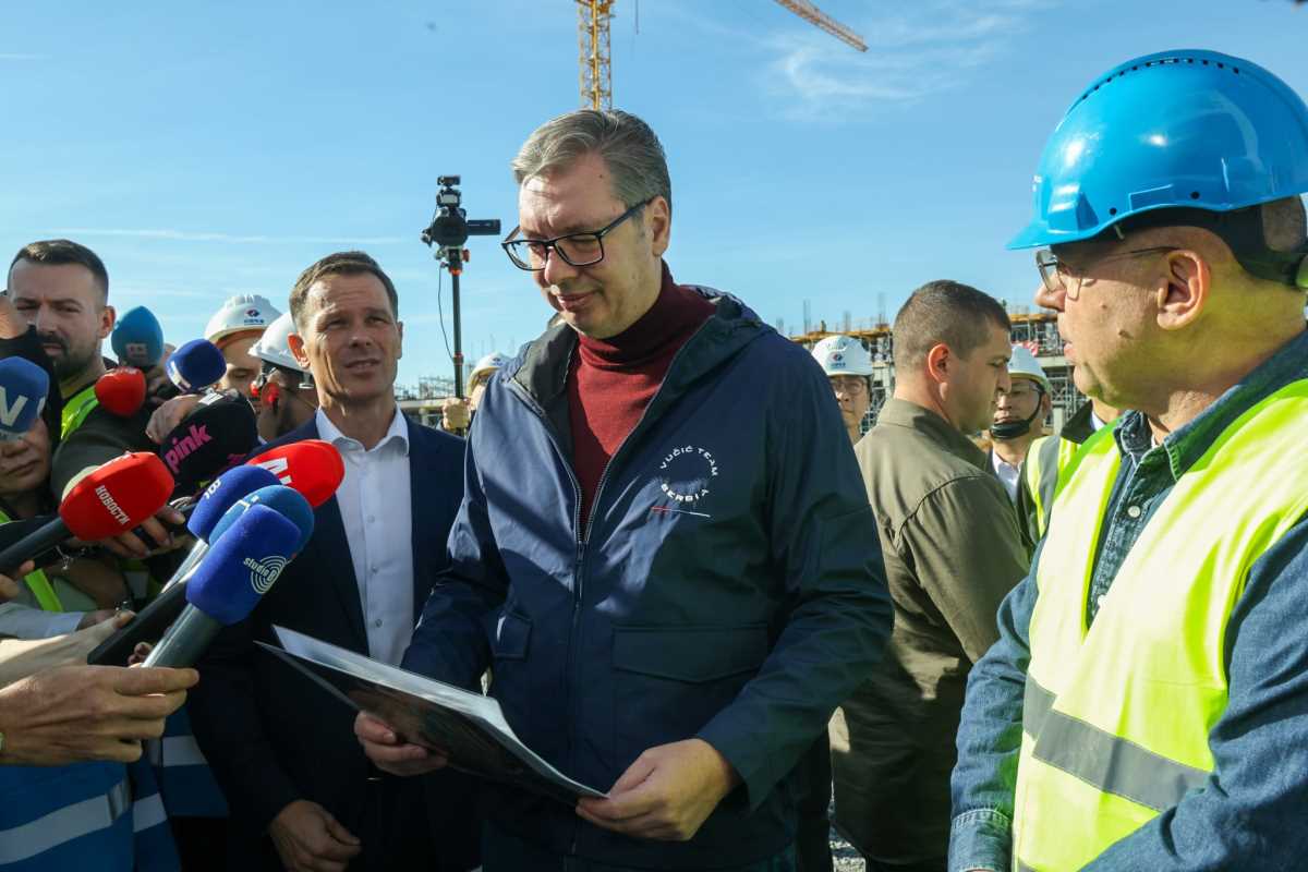 Aleksandar Vučić radovi Nacionalni stadion
