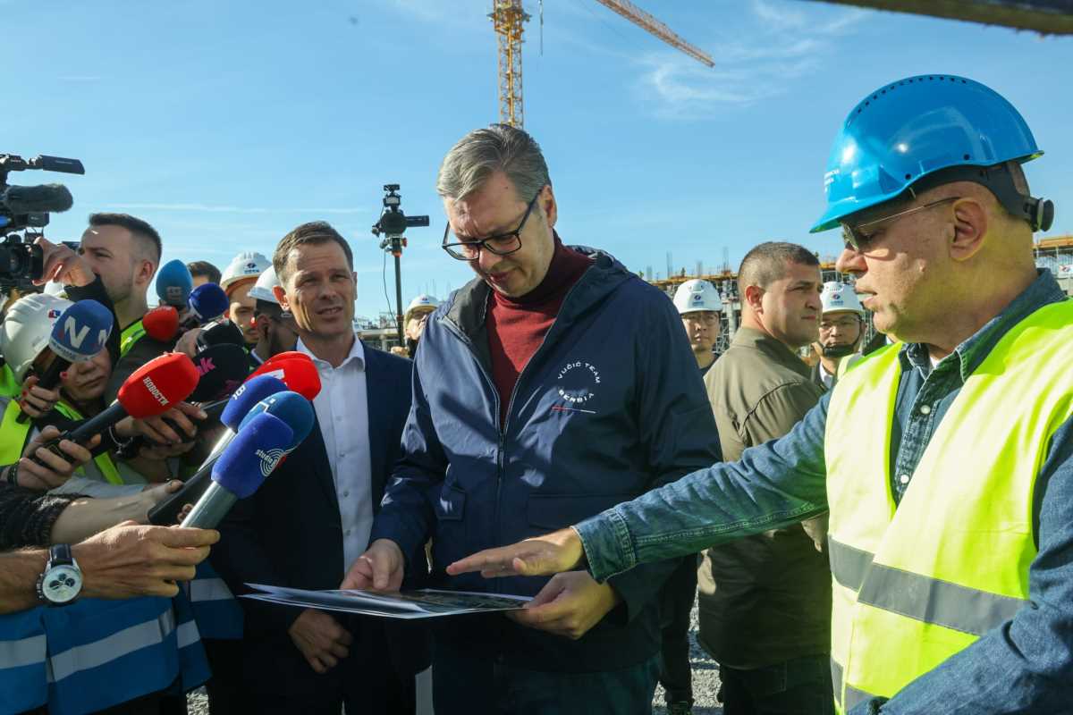 Aleksandar Vučić radovi Nacionalni stadion