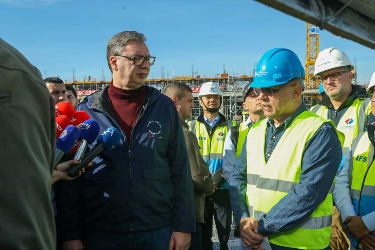 Aleksandar Vučić radovi Nacionalni stadion